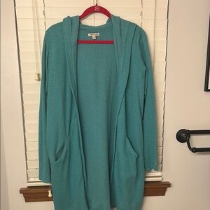 Albion Women's Teal Sweater Cardigan